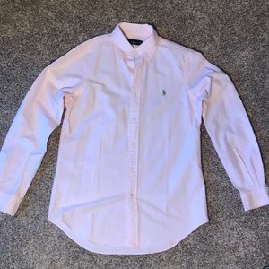 Polo Ralph Lauren Light Pink/White Shirt